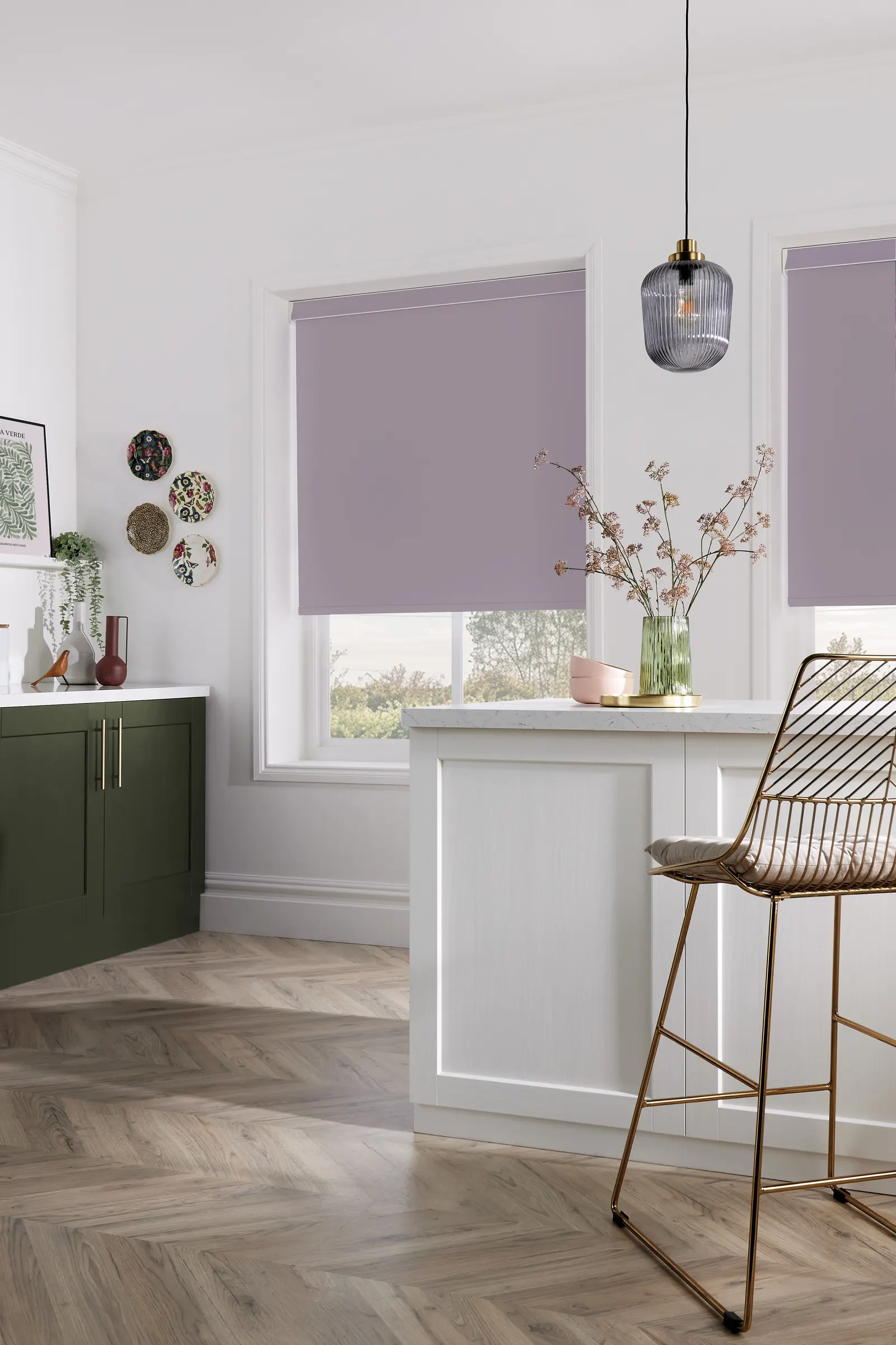 Motorised blind at a large window – Perry Barr Blinds