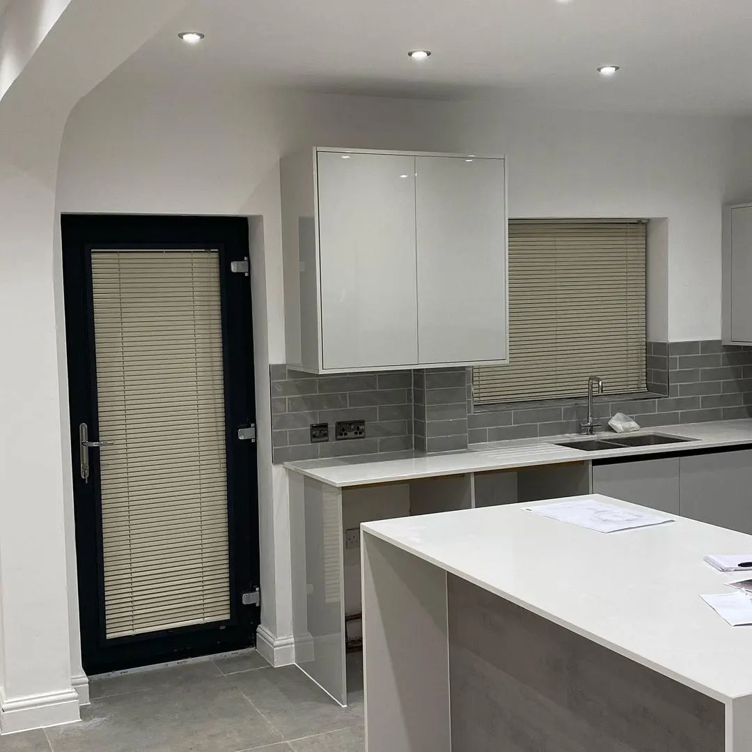 Perfect fit blind clipped into a uPVC window – Perry Barr Blinds