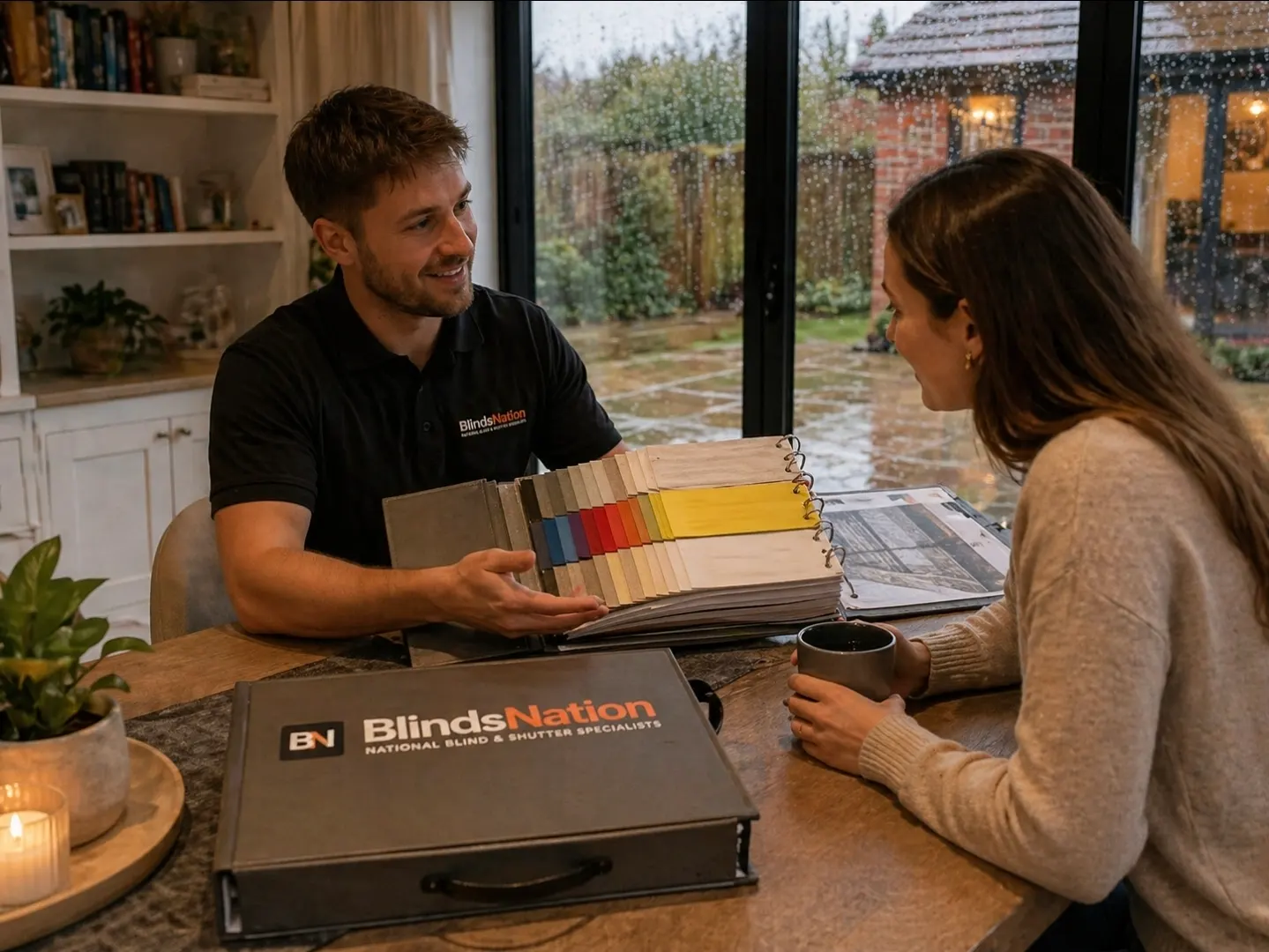 Blinds being measured and fitted – Perry Barr Blinds
